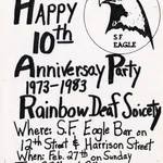 [S.F. Eagles Club], Collection of Flyers from the Oldest Leather Bar in the US, 1980s