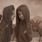 Marion Peck, Landscape with A Submerged Dear, 2013