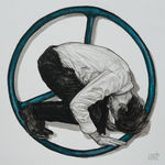 Juli About, Paire Mains Déshabillées & Pomme écorchée, 2021