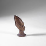 Yoruba Divination head for ifa (“lori ikin”)