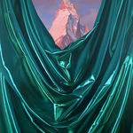 Shawn Huckins, Red and Black: Theodore Atkinson Jr. (after Copley), 2022