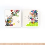 Jacob Hashimoto The Calamitous, yet Normal Circumstance of the Universe, The Blurred, Mystical Affirmation of the Universe Print Edition