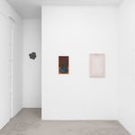 Alex Farrar, Pressed inked moving box #27 (duvet, kitchen food processor, soft toys), 2025