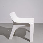 Vico Magistretti, White 'Selene' chairs