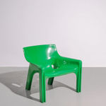 Vico Magistretti, White 'Selene' chairs