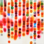 Jaq Chartier, Yellow/Red Ink Study (#31), 2025