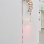 Dana Hemenway, Untitled (Cord Weave No. 5 - speckled peach), 2019