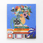 Mary Finlayson, Flowers with Books and Quilts, 2023