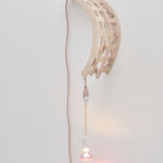 Dana Hemenway, Untitled (Cord Weave No. 5 - speckled peach), 2019