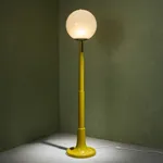 Square Coffee Table in Walnut with Staggered Legs, Italy, 1960s