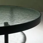 Square Coffee Table in Walnut with Staggered Legs, Italy, 1960s