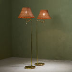 Table Lamp with Chrome Concentric Circles, Italy, 1970s