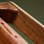 Square Coffee Table in Walnut with Staggered Legs, Italy, 1960s