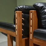 Table Lamp with Chrome Concentric Circles, Italy, 1970s