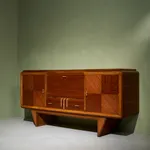 Table Lamp with Chrome Concentric Circles, Italy, 1970s