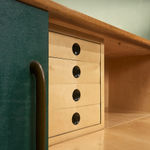 Table Lamp with Chrome Concentric Circles, Italy, 1970s