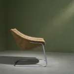 Square Coffee Table in Walnut with Staggered Legs, Italy, 1960s