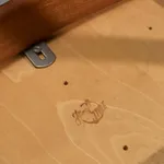 Table Lamp with Chrome Concentric Circles, Italy, 1970s