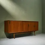 A.B. Svenska Möbelfabrikerna Bodafors, Cabinet with Decorative Carvings in Stained Birch , 1920/30s