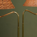 Table Lamp with Chrome Concentric Circles, Italy, 1970s