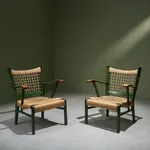 Square Coffee Table in Walnut with Staggered Legs, Italy, 1960s