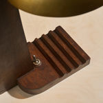 Square Coffee Table in Walnut with Staggered Legs, Italy, 1960s