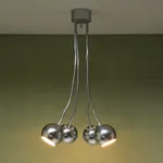 Square Coffee Table in Walnut with Staggered Legs, Italy, 1960s