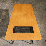 A.B. Svenska Möbelfabrikerna Bodafors, Circular Side Table in Natural and Stained Birch, 1930