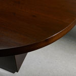 Table Lamp with Chrome Concentric Circles, Italy, 1970s