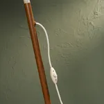 Square Coffee Table in Walnut with Staggered Legs, Italy, 1960s