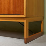 A.B. Svenska Möbelfabrikerna Bodafors, Cabinet with Decorative Carvings in Stained Birch , 1920/30s