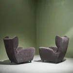 Square Coffee Table in Walnut with Staggered Legs, Italy, 1960s