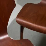 Square Coffee Table in Walnut with Staggered Legs, Italy, 1960s