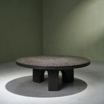 Table Lamp with Chrome Concentric Circles, Italy, 1970s