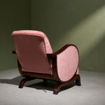 Table Lamp with Chrome Concentric Circles, Italy, 1970s