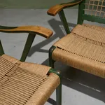 Square Coffee Table in Walnut with Staggered Legs, Italy, 1960s