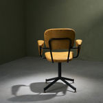 Table Lamp with Chrome Concentric Circles, Italy, 1970s