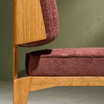 Square Coffee Table in Walnut with Staggered Legs, Italy, 1960s