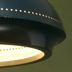 Table Lamp with Chrome Concentric Circles, Italy, 1970s