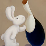 黃本蕊 Benrei HUANG, 擁抱吧！今夜！ Embrace! With your one ear and my one ear, we become one, 2023