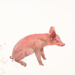 劉小東 LIU Xiaodong, 「豬系列」整套, 2009