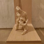 Prabhakar Pachpute, Museum Menageries 44 (The fossil reptile), 2025