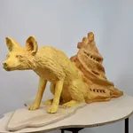 Prabhakar Pachpute, Museum Menageries 44 (The fossil reptile), 2025