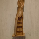 Prabhakar Pachpute, Museum Menageries 44 (The fossil reptile), 2025