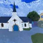 Gwilym Prichard 1931 - 2015, Church, Brittany, 2008