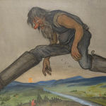 Ivar Arosenius, Beer hall (Ölkafféet), 1900