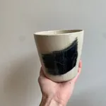 Tilly Slight, Small candle holder (blue halftone), 2024