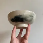 Tilly Slight, Small candle holder (blue halftone), 2024