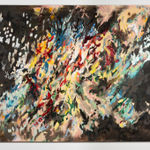 RAYA KASSISIEH, Red succulent love between hard rock mountain terrain, 2022