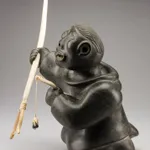 TOONOO SHARKY (1970-) KINNGAIT (CAPE DORSET), Alighting Bird, 2001